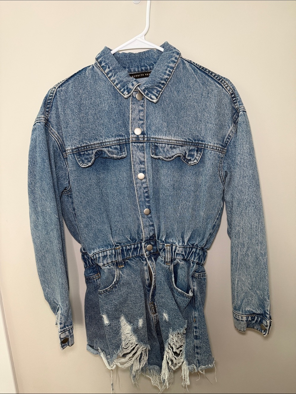 Denim Longsleeve Romper